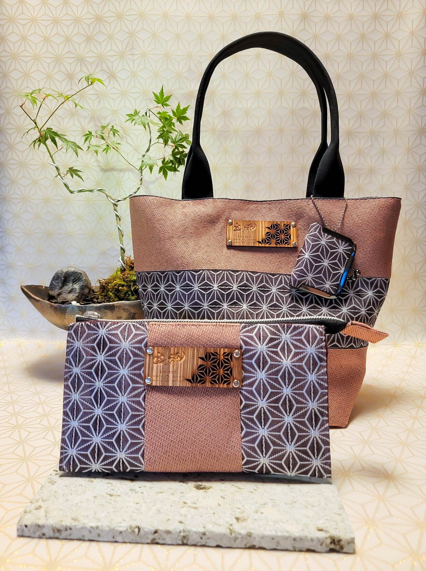 栃木レザーコラボバッグ ボルドー（赤）※ミニがま口付 | 空禅 KU-ZEN