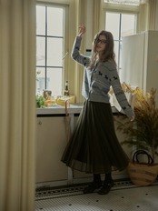 Forêt Brumeuse Tulle Flare Skirt F0862