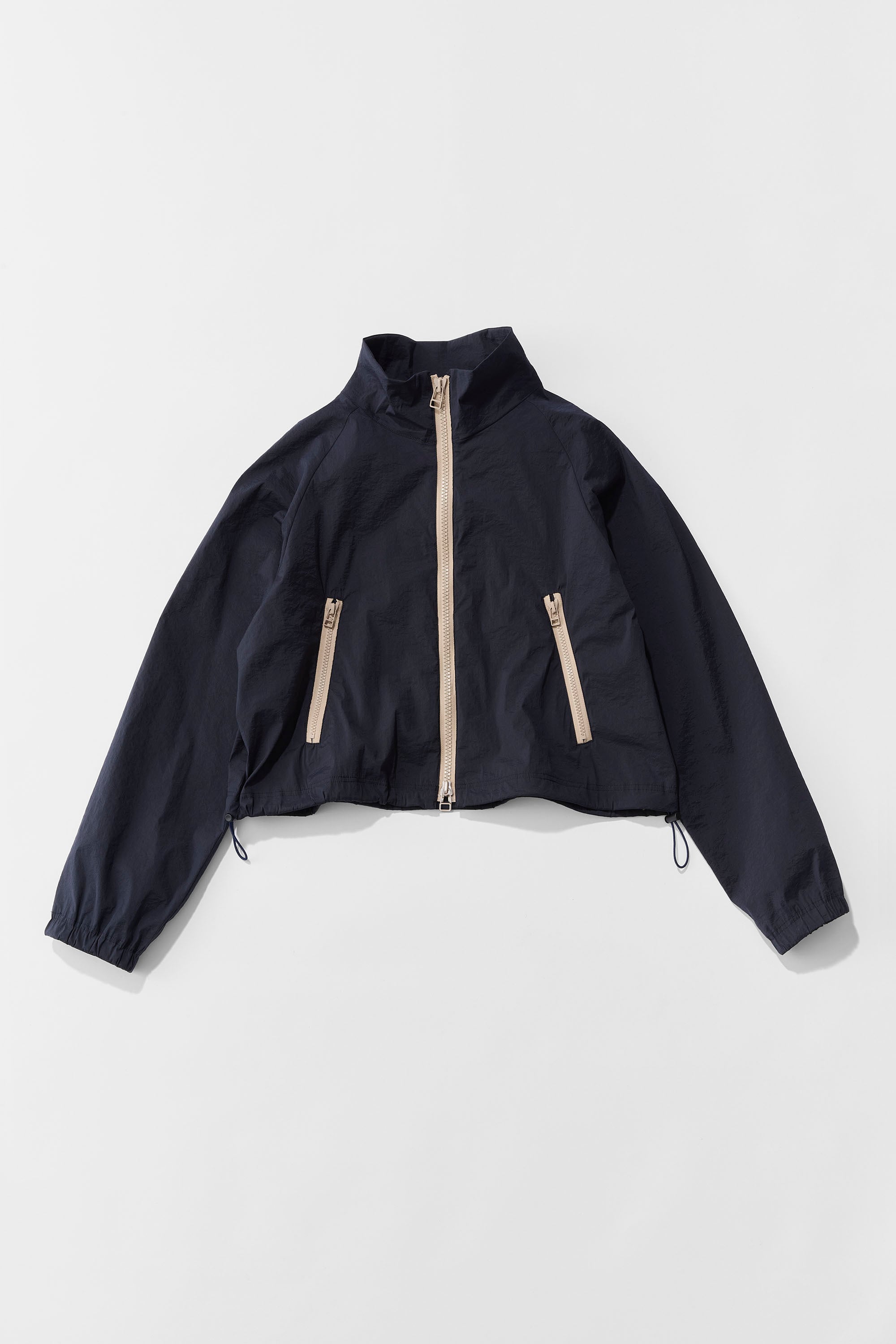 Meravel Airy Nylon Jacket 【Black】 タグ付き Airy Nylon Jacket | meravel
