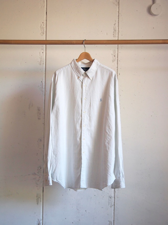 USED / Polo by Ralph Lauren, Long sleeve B.D. check shirts