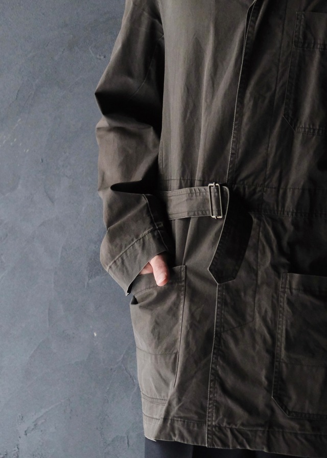 DRIES VAN NOTEN 98SS belted cotton field jacket