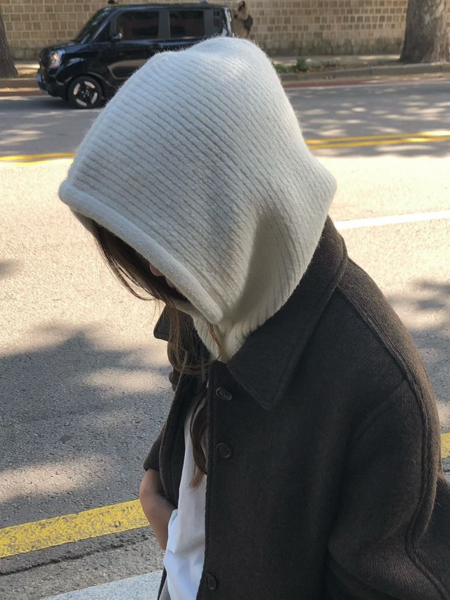 (予約) verveine / Nordic angora beanie 2color