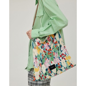 Floral pleated bag <3colors>