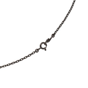 送料無料【HIPANDA ハイパンダ】男女兼用 UNISEX ネックレス HIPANDA×GARDEL SILVER NECKLACE BLACK COATING