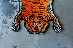 Tibetan Tiger Rug 《XSサイズ•シルク006》チベタンタイガーラグ