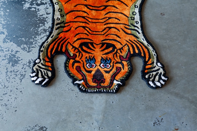 Tibetan Tiger Rug 《XSサイズ•シルク006》チベタンタイガーラグ