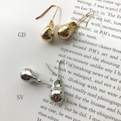 281P metalバロックパールピアス