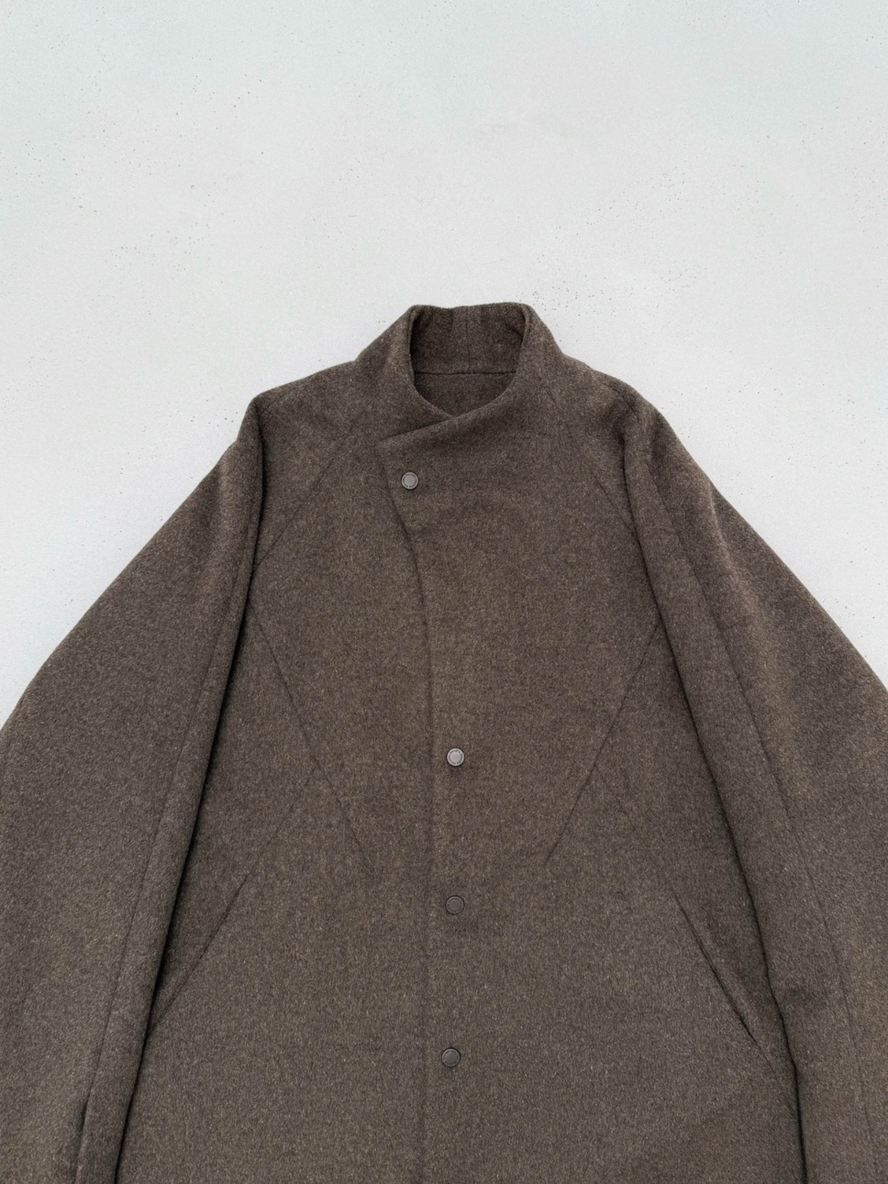 Yausye Wool Blend A-line Coat
