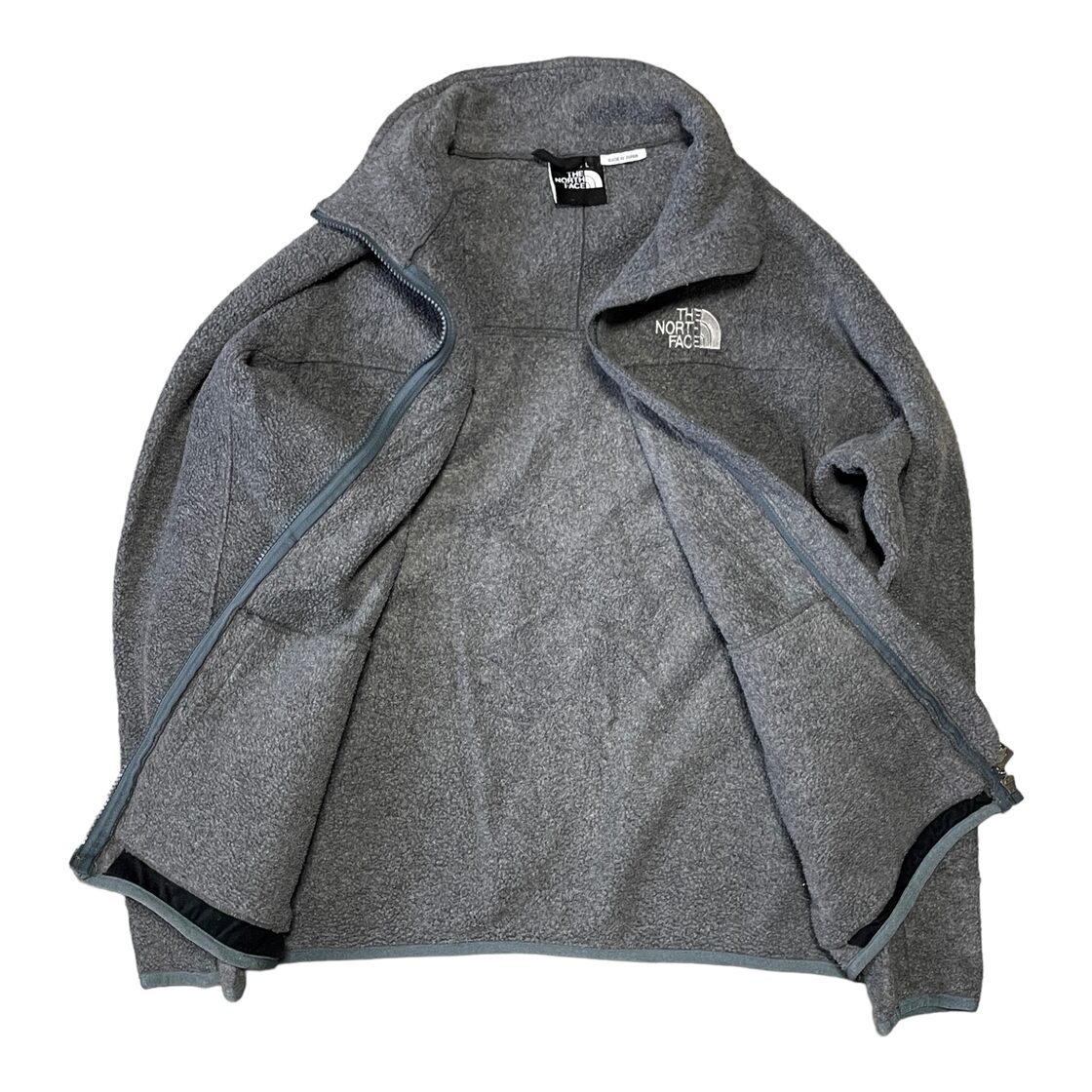THE NORTH FACE ノースフェイス フリースジャケット グレー L 日本製 