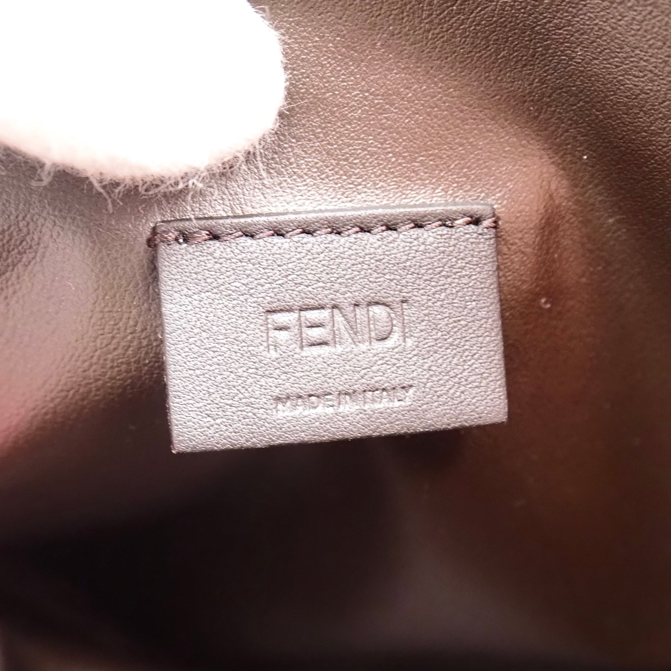 FENDI ズッカ ビューティー ポーチ ポリアミド ピンク フェンディ