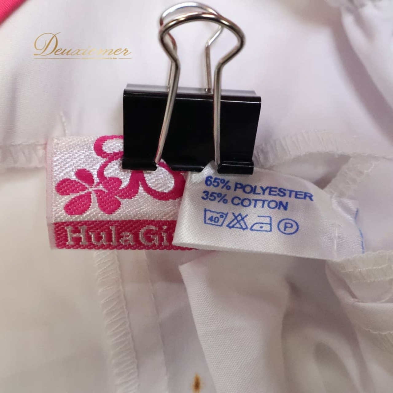 フラダンス 衣装 HULA GIRLS フラガールズ ワンピース ドレス ホワイト系 2WAY キャミソールドレス チューブトップドレス フリル レフア柄 かわいい 華やか 鮮やか 明るい 白 緑 ハワイアン アロハ ハワイアンプリント ダンス レッスン 練習