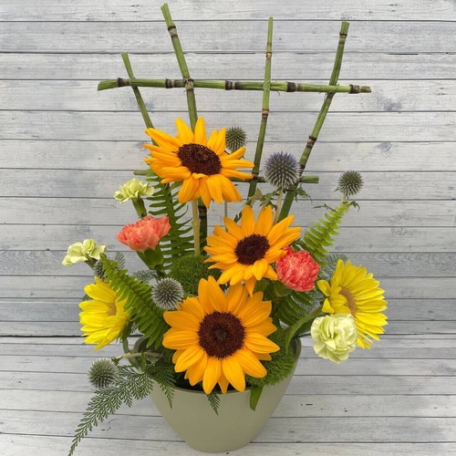 【6月フラワーレッスン】ヒマワリいっぱい！ハッピーアレンジ(2025-06-28)