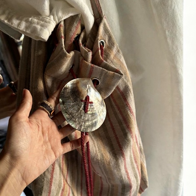 Nook黒蝶貝のたもとショルダーバッグ