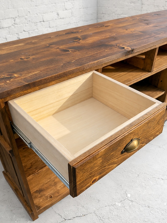 アンティーク調レジカウンター175　（コーヒーショップ、カフェ向け）W1800　オーダーメイド家具店舗什器