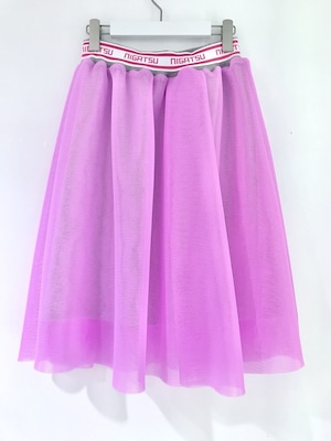 メッシュレイヤードスカート Pink