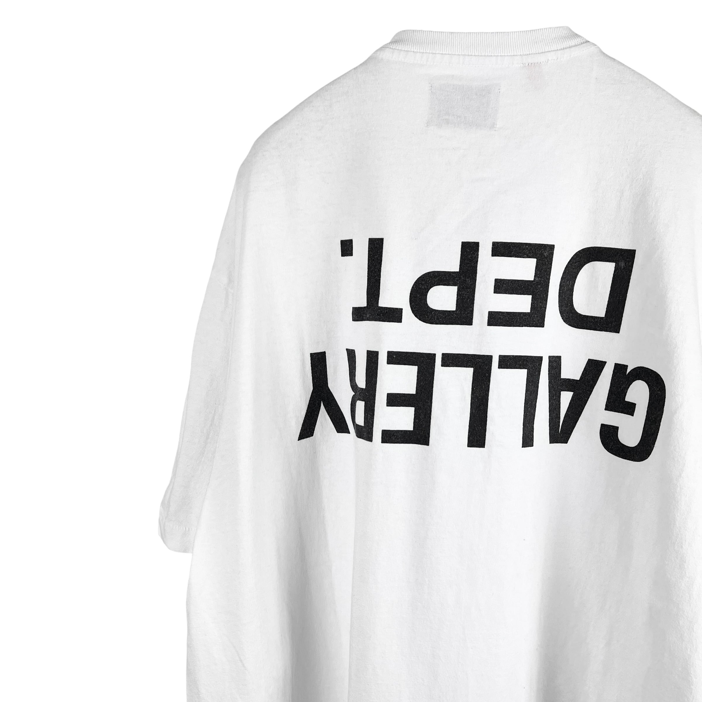 GALLERY DEPT(ギャラリーデプト) Reverse Logo T Shirt (white GALLERY DEPT(ギャラリーデプト) Reverse Logo T Shirt (white