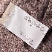 CROCODILE クロコダイル キルティング ブロックチェック ワンポイント 長袖 ネル風シャツ サイズ L /ブラウン系 レディース