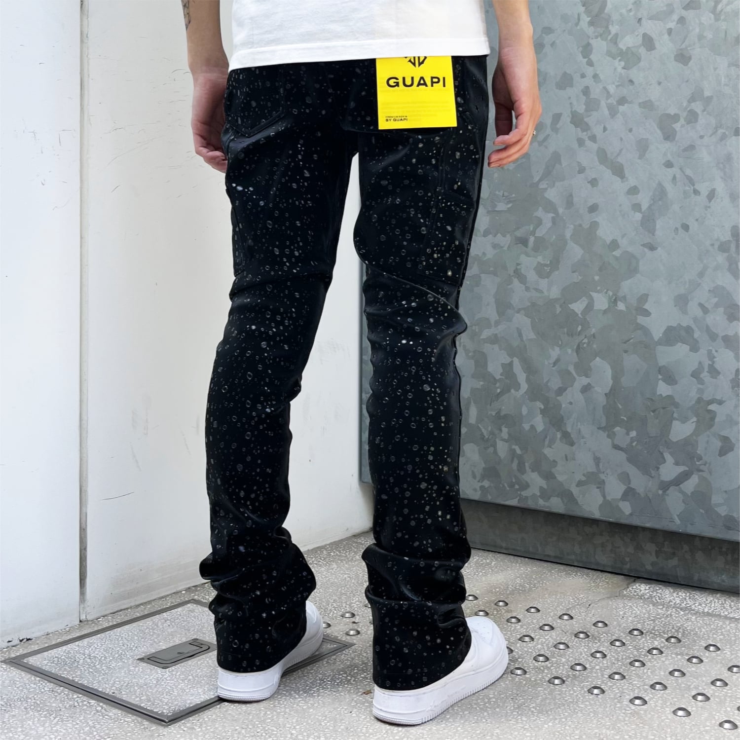 GUAPI / RAINDROP LEATHER PANT | HOLICK