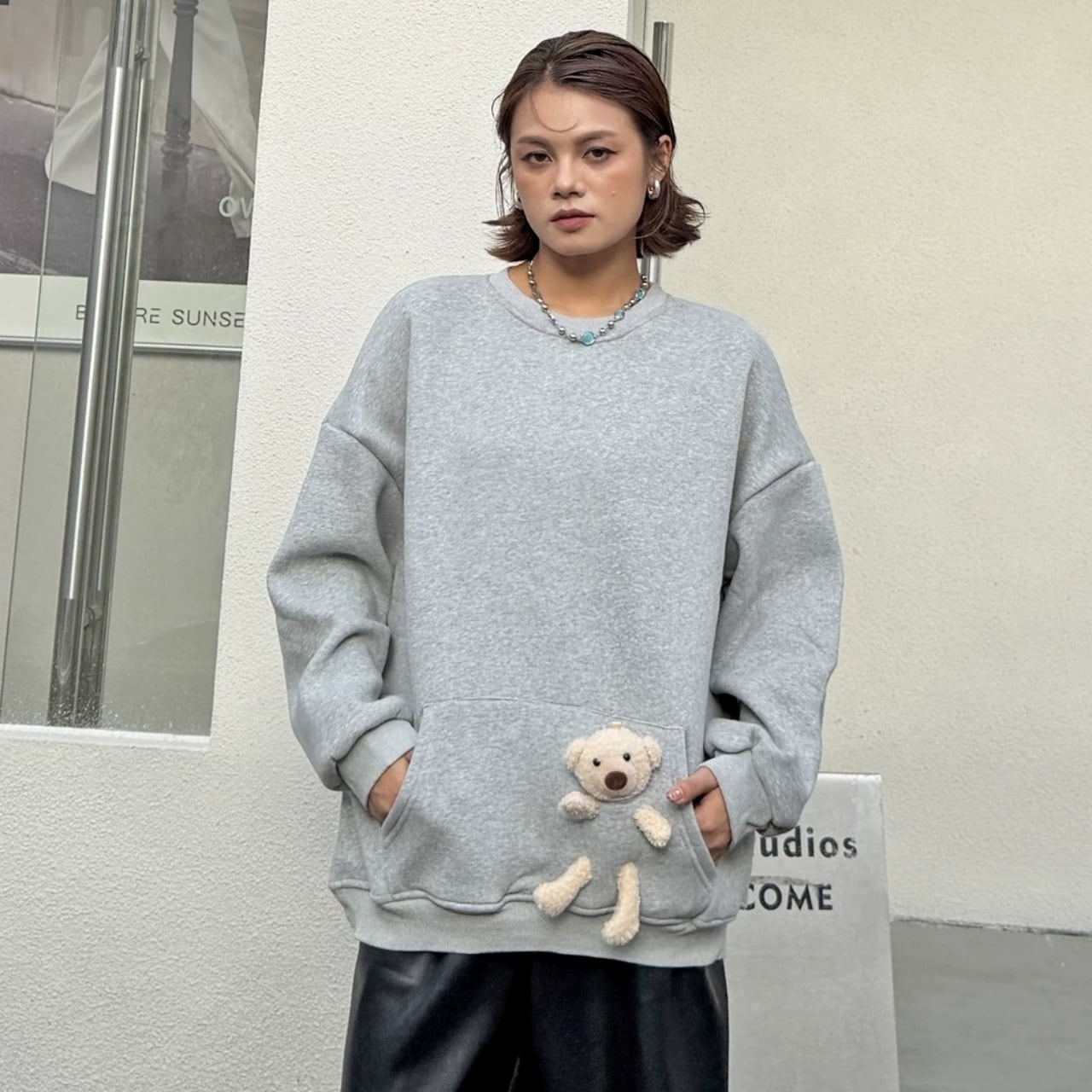 Teddy Bear Pocket Sweat 01389