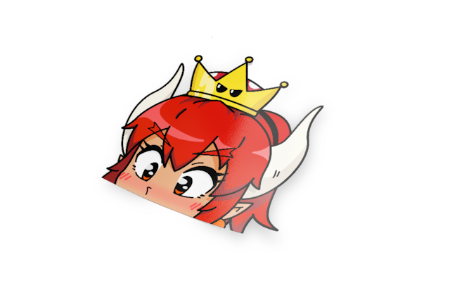 NEVER CONTENT　Peeking Bowsette Ver2