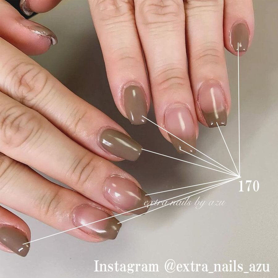 ジェルネイル カラージェル 170M カプチーノ cappuccino くすみ茶色