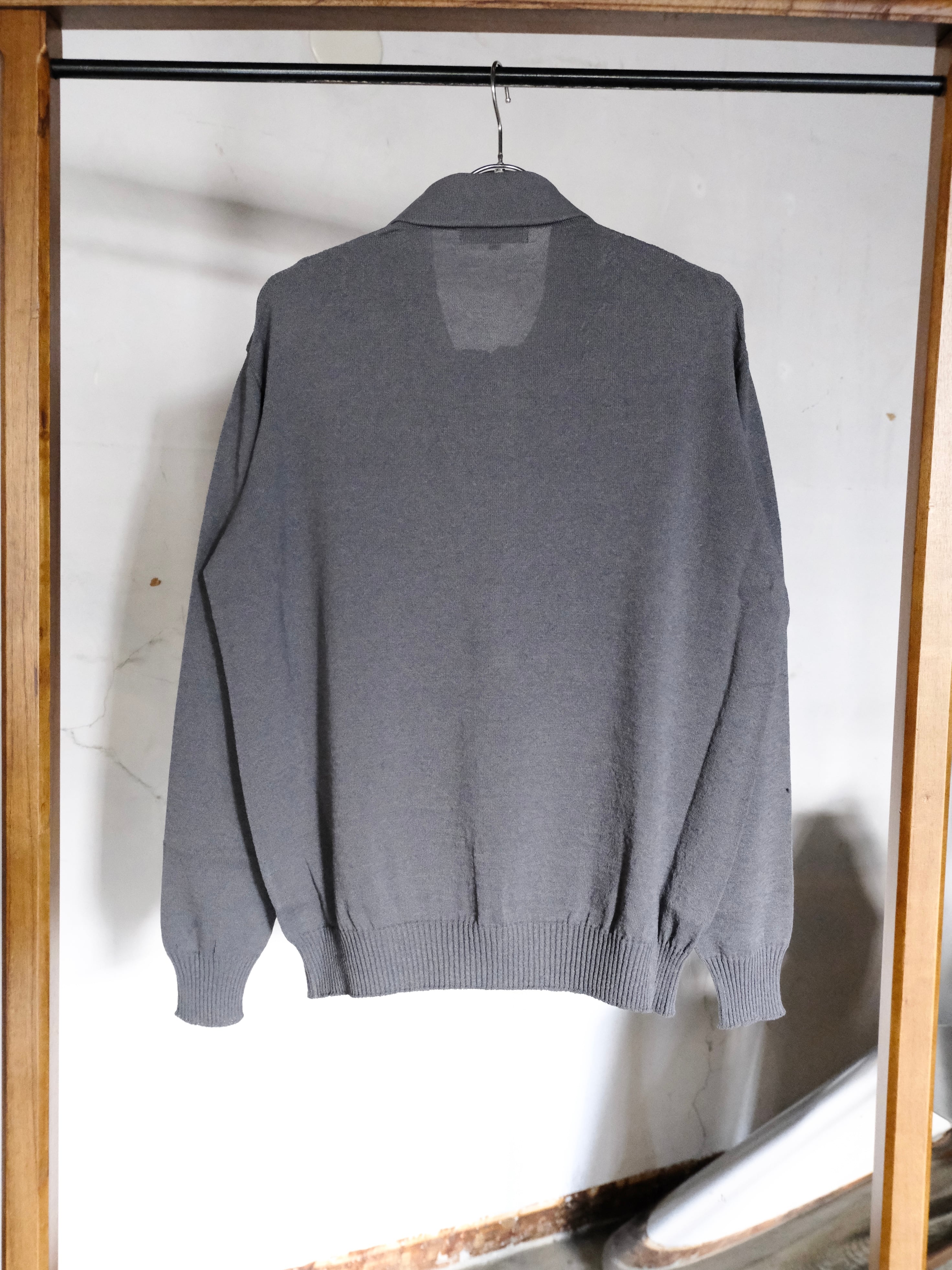 SOSHIOTSUKI】 DRAPED PLACKET POLO SHIRT | THE OUR