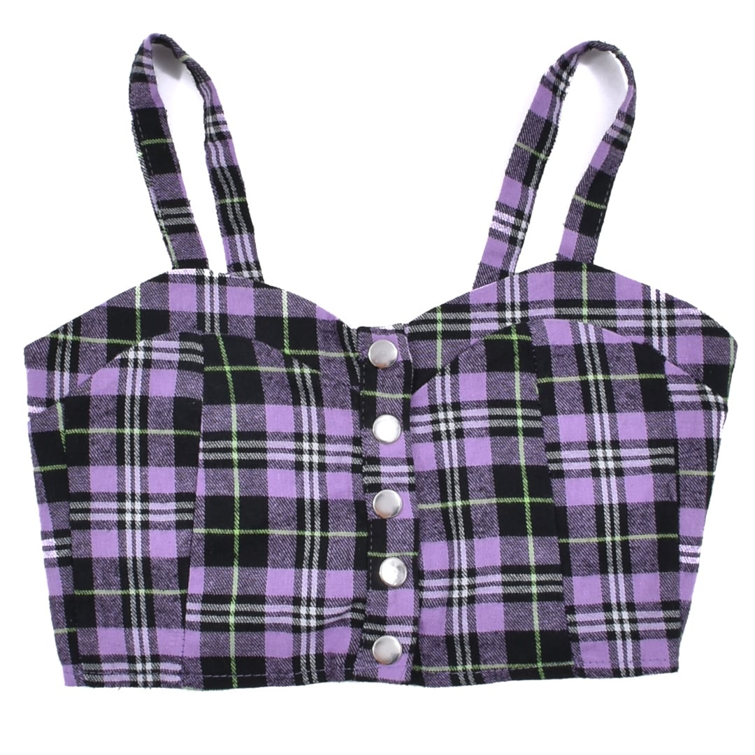 50%OFF】ビスチェ(PURPLE×GREEN) | VOLCAN&APHRODITE