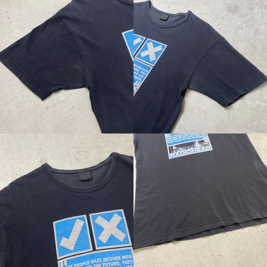 90年代 USA製 RADIOHEAD レディオヘッド バンドTシャツ バンT メンズ 