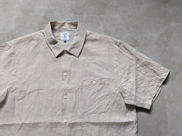【STANDARD SHIRT】Open Collar Shirt（Unisex）　|　JAMES&CO.