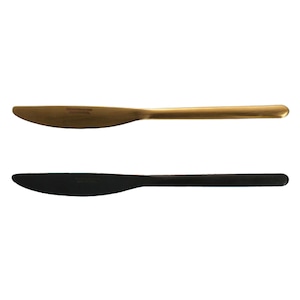 SVELTE DINNER KNIFE M.GLD/M.BLK