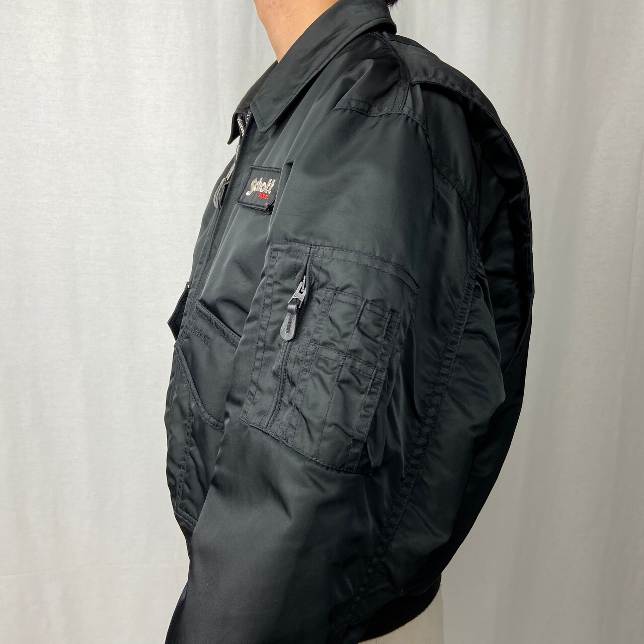 Schott ショット CWU-R ミリタリー フライトジャケット メンズM 古着 