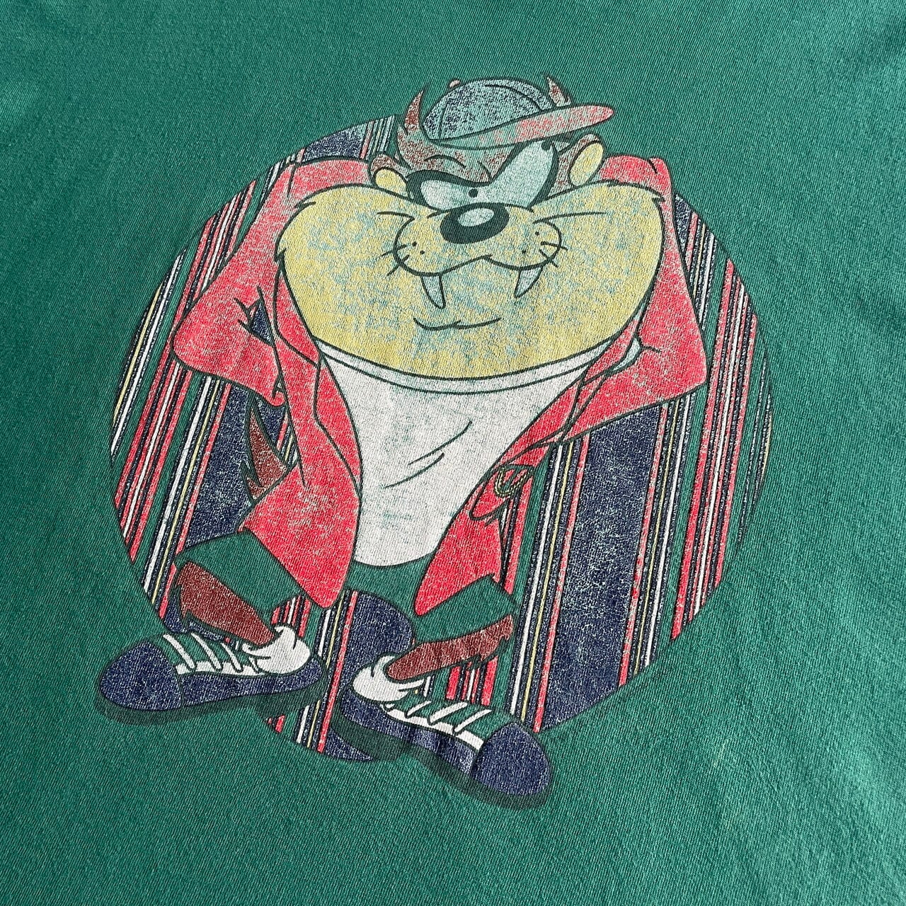 ビッグサイズ 90年代 ルーニーテューンズ LOONEY TUNES タズマニアンデビル キャラクタープリントTシャツ USA製 メンズXXXL ヴィンテージ /eaa258129