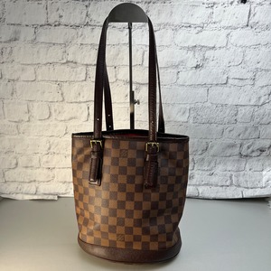 LOUIS VUITTON ルイヴィトン  N42240ダミエマレ レザー ハンドバッグ ブラウン A-11998