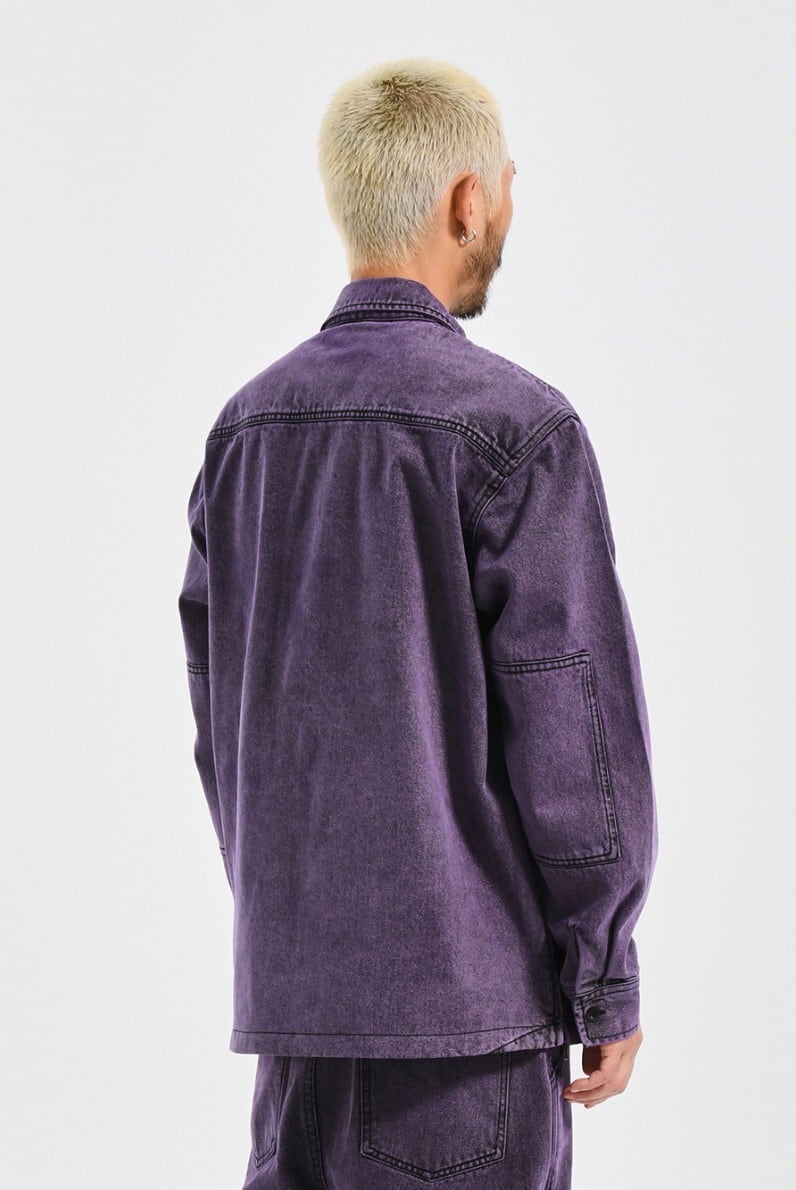☆&TEAM フウマ 着用！！【extraordinary】ACID WASHED POCKET SHIRT