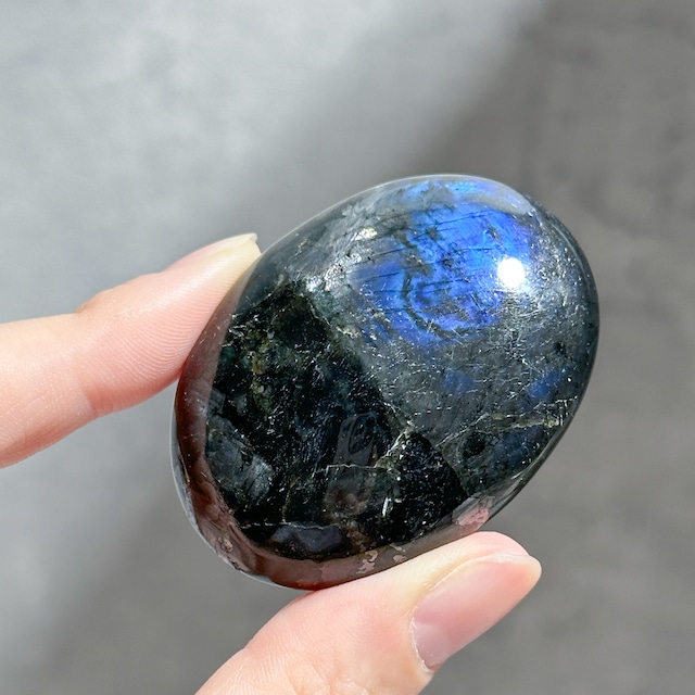 ラルビカイト パームストーン02◇ Larvikite　palm stone ◇天然石・鉱物・パワーストーン