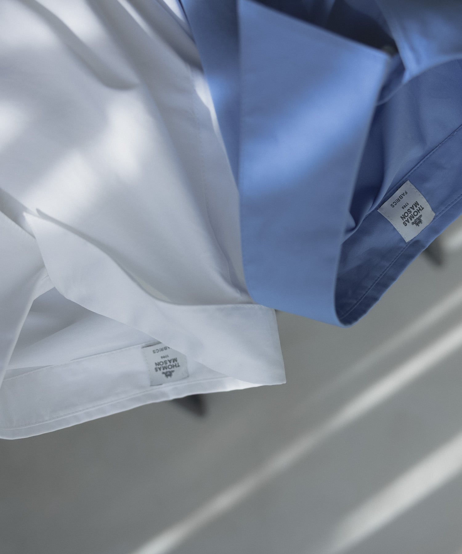 remer THOMAS MASON 青 長袖シャツ ポケット付き THOMAS MASON】loose basic oversize shirt〈BLUE〉予約販売【12月1日
