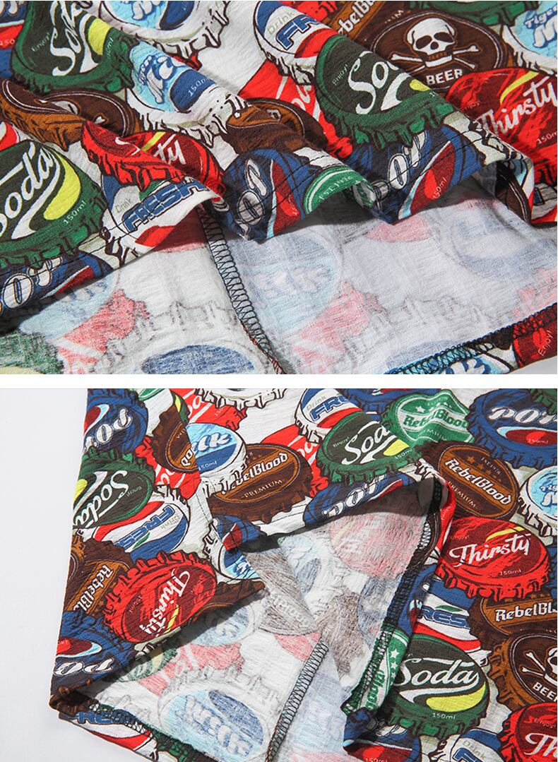 全1色 Tシャツ カットソー プリント カジュアル ストリート 