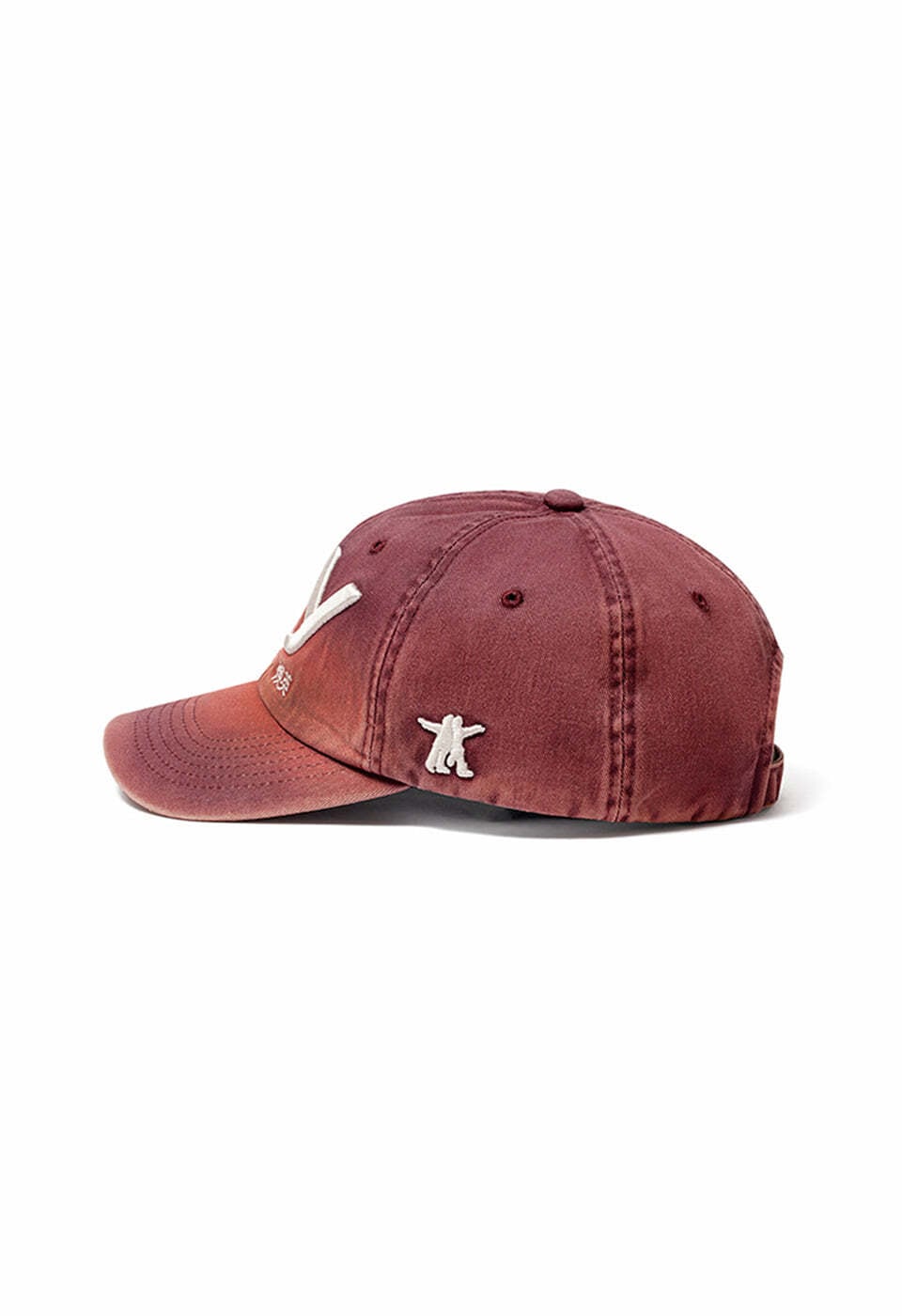 OPEN YY] YY GRADIENT BALL CAP, RED 正規品 韓国ブランド 韓国通販