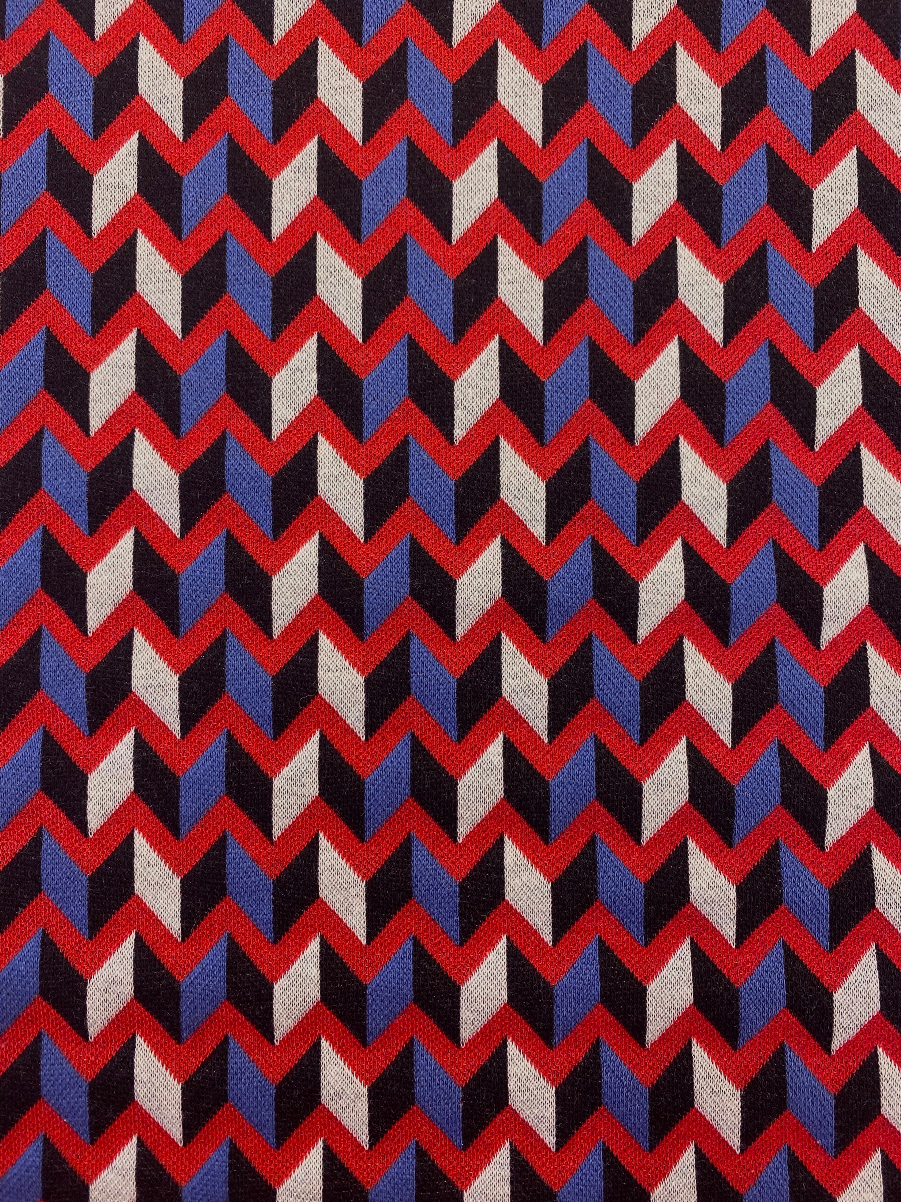 多色ジグザグパターンラグ ジグザグ zigzag | 色と柄 by MK MiLL