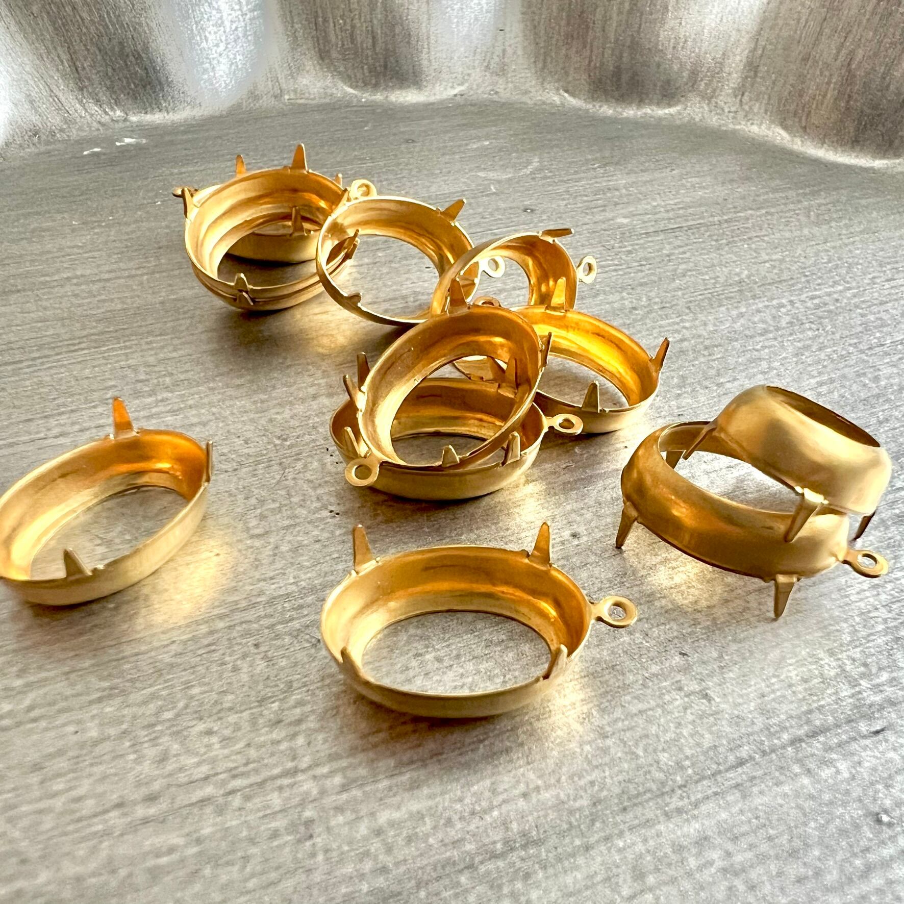 セッティング 台座 1コネクター オープンバック 18×13mm対応 通常