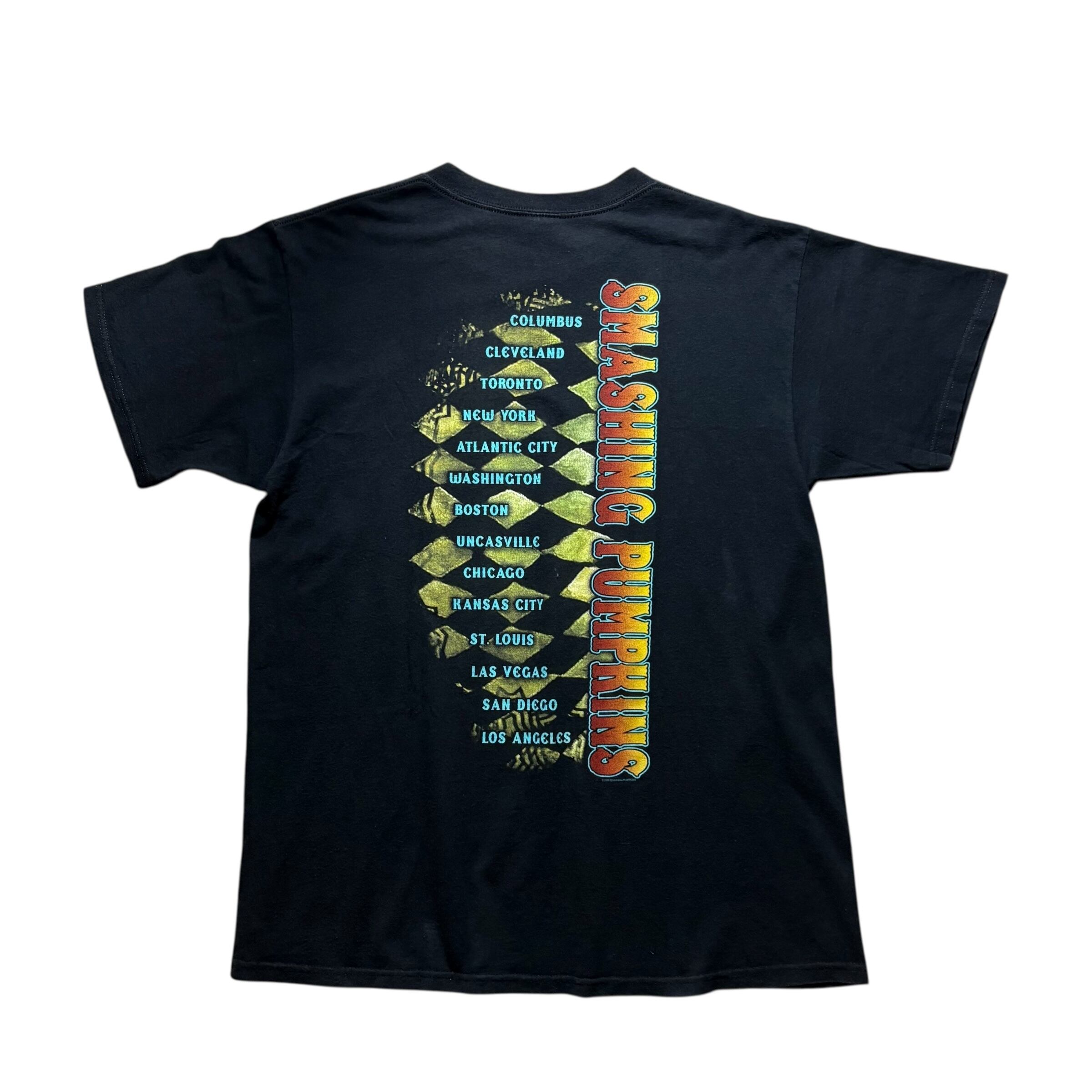2008's SMASHING PUMPKINS music tee “20th anniversary tour” | NOIR