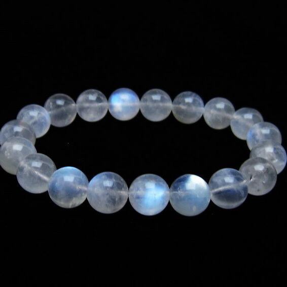 ムーンストーン ブレスレット 10mm 一点物 おまかせ便 111-29324