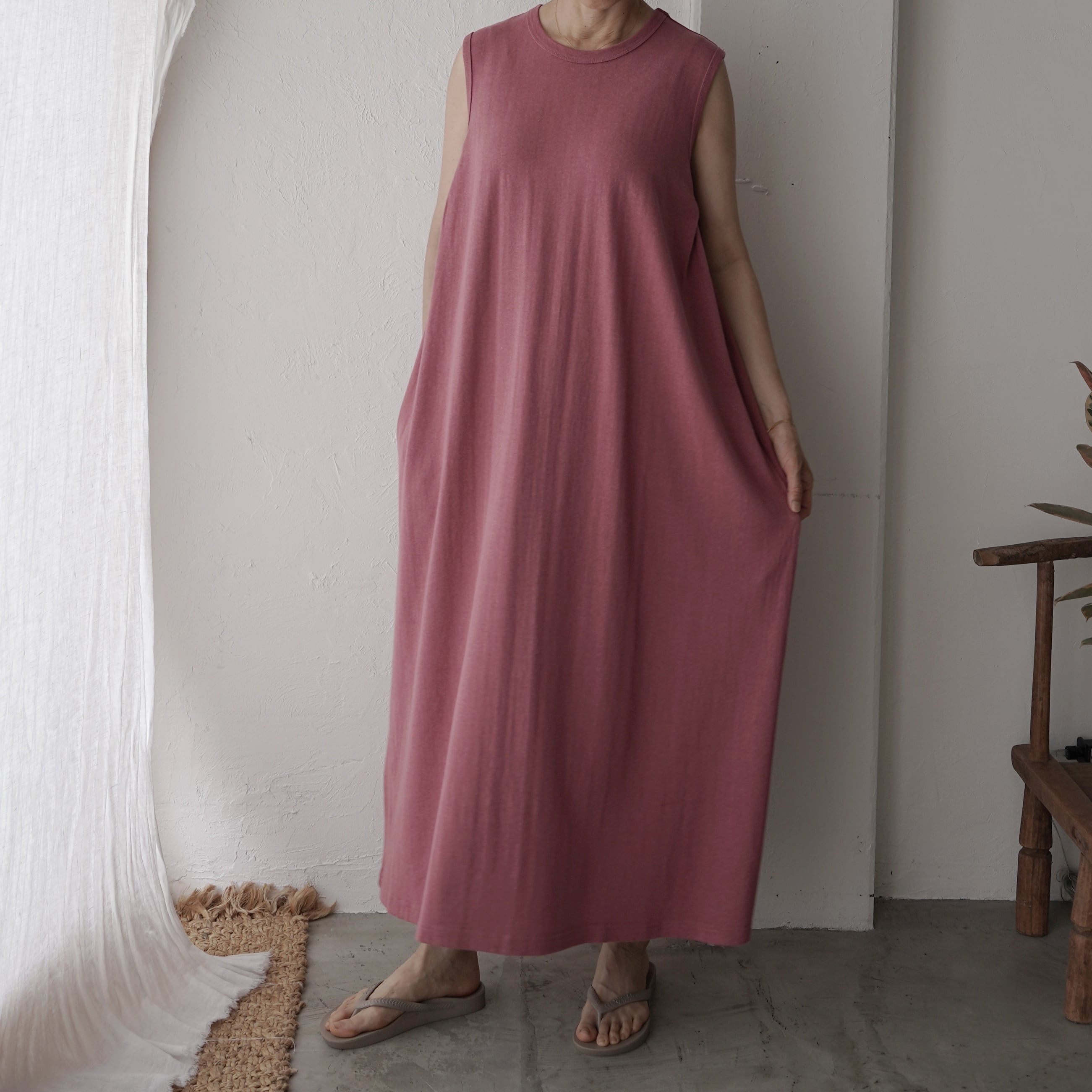 ノースリーブボリュームフレアワンピース／A HOPE HEMP | Sweet Things