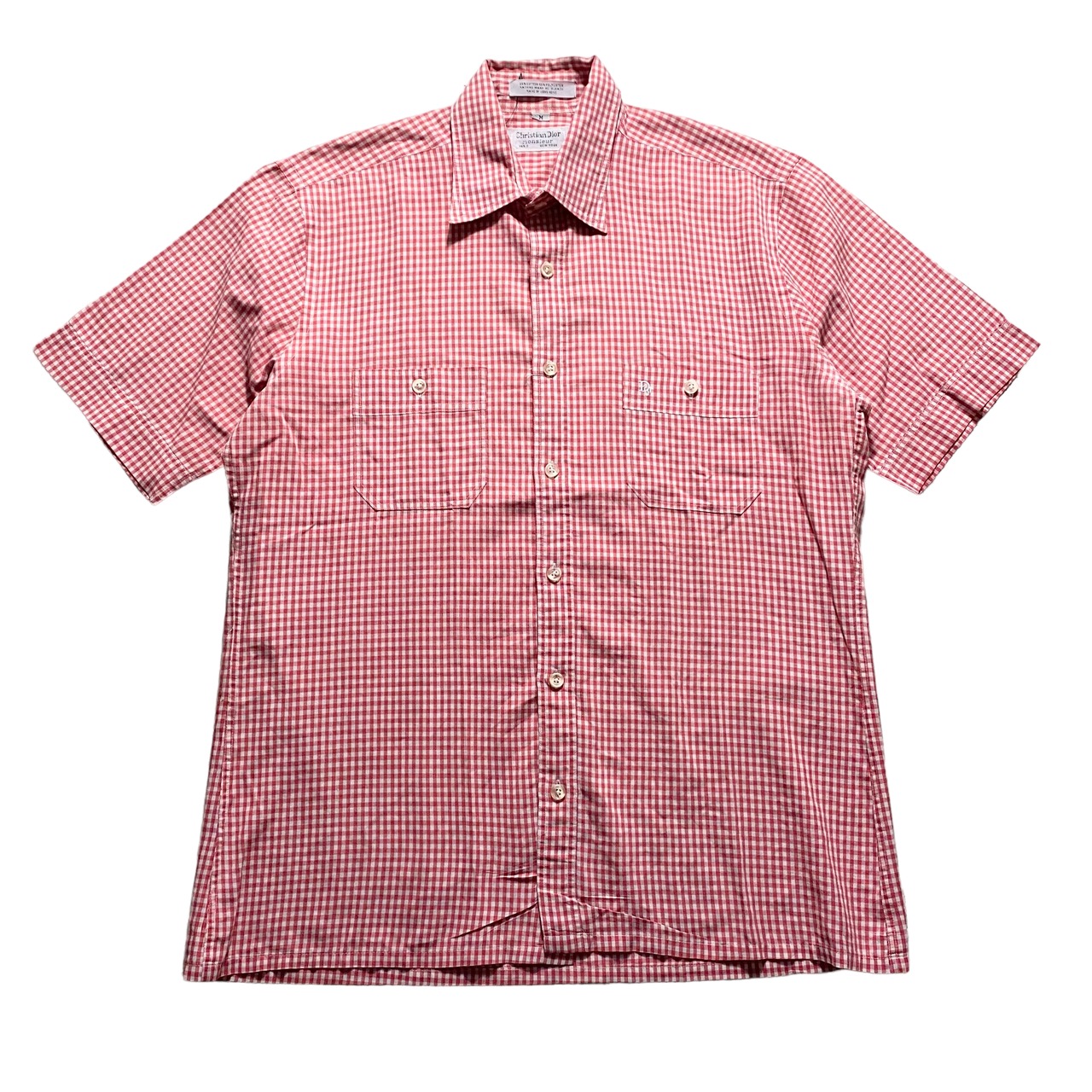 vintage CHRISTIAN DIOR gingham check shirt