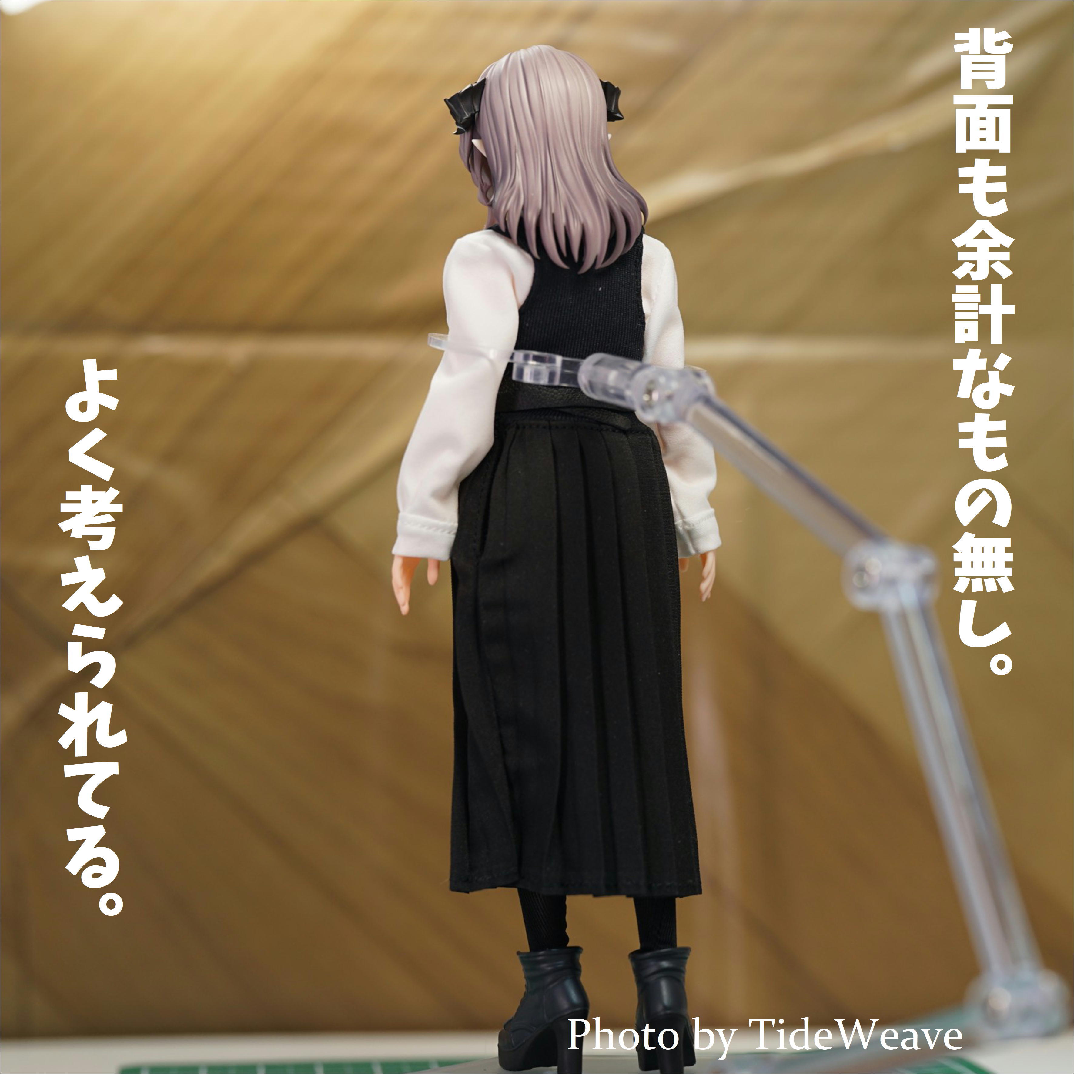 シャツ付ロングプリーツワンピース 1/12スケール アウトフィット