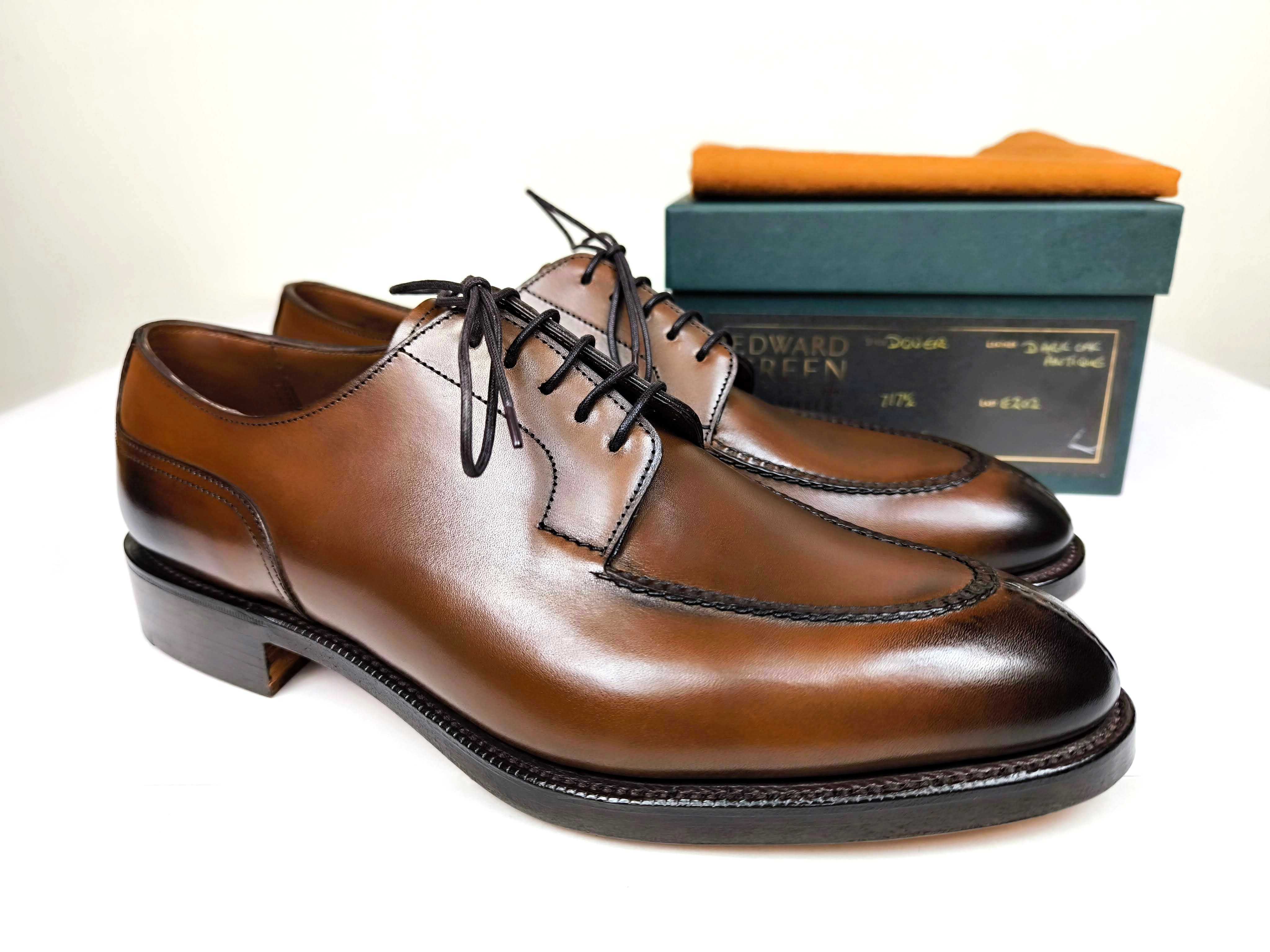 ★超レア・新品未使用★ エドワードグリーン ドーバー DOVER 202ラスト ダークオーク サイズ7E 純正シューズBOX等付