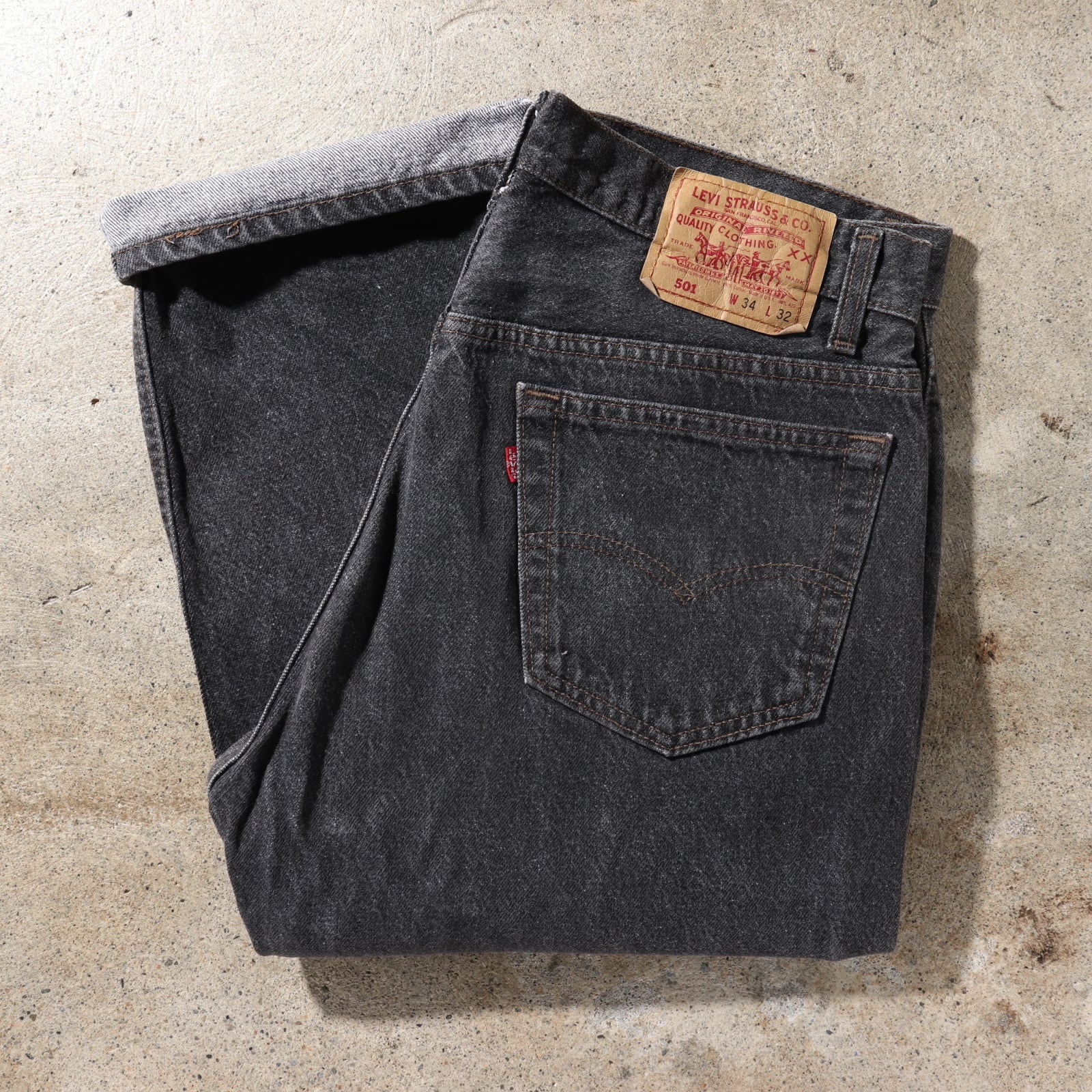 美品 34×32 先染め 501 米国製 Levi’s ブラックデニムパンツ 黒 リーバイス USA | ENCOUNT powered by BASE