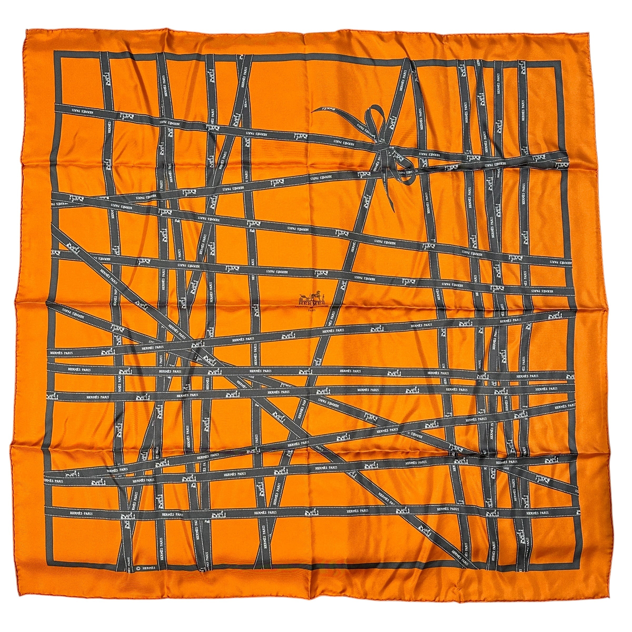 HERMES エルメス カレ90 ボルデュックリボン 27066-202607