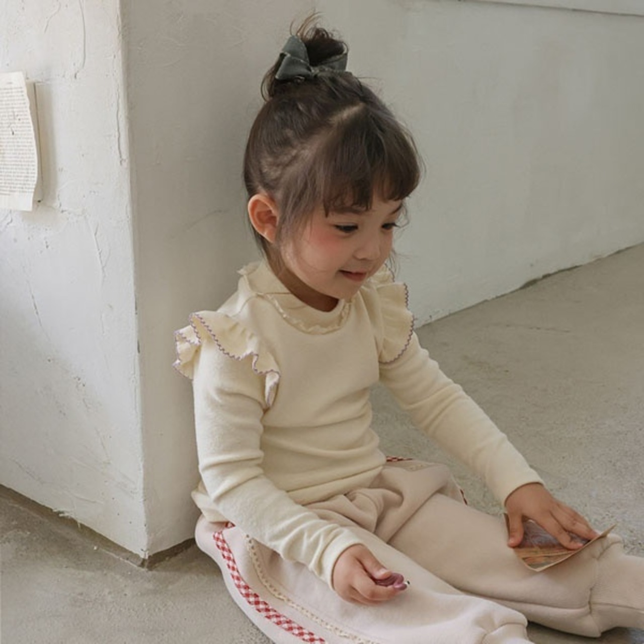 韓国子供服 / 26winter / puella FLO / モミT / キッズ / 冬服 *90~140*