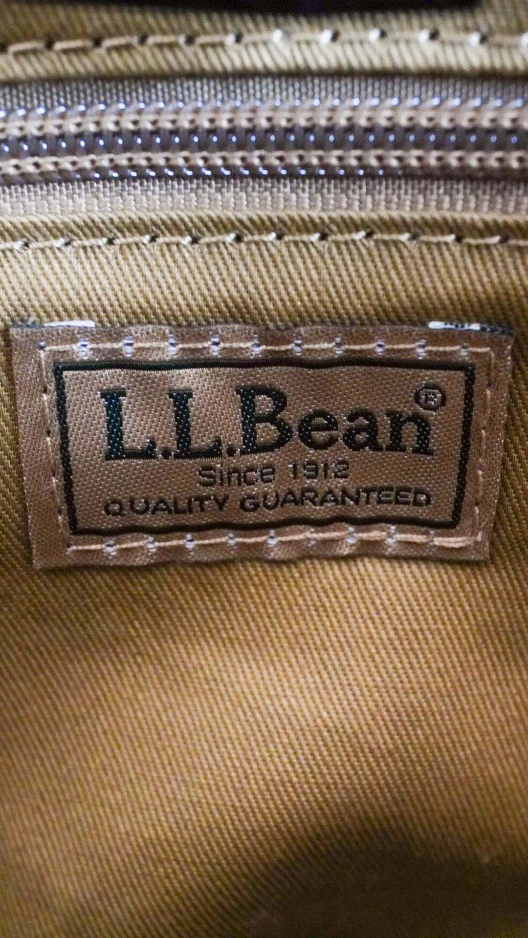 1990-2000s】L.L.BEAN エルエルビーン レザー トート バッグ (ブラック